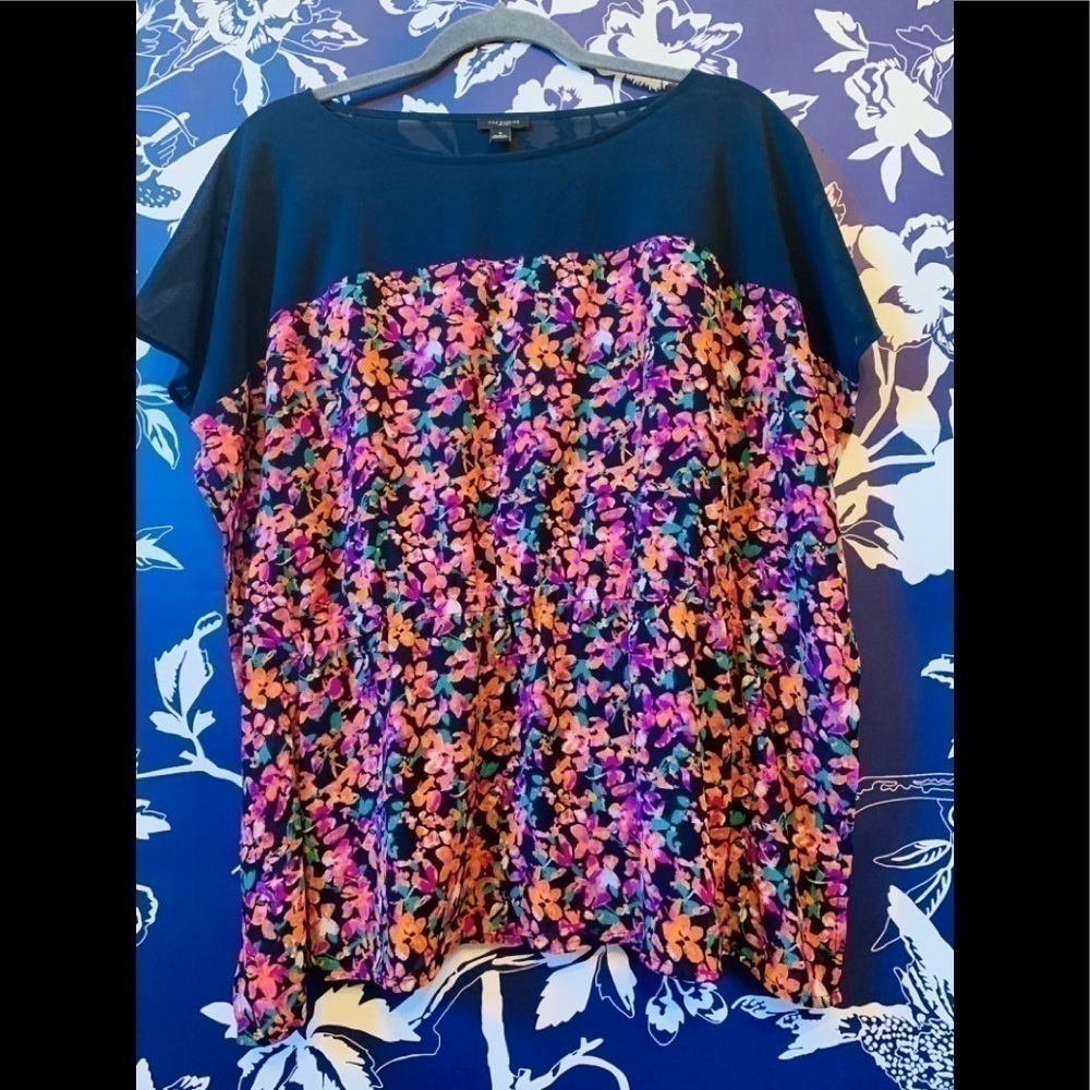 Ann Taylor Floral Shirt Size S